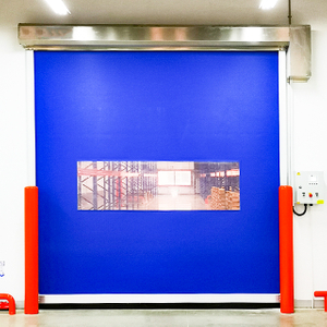 Puertas r&aacute;pidas enrollables de PVC y tela
