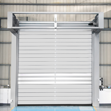 Puerta de alta velocidad en espiral de aluminio